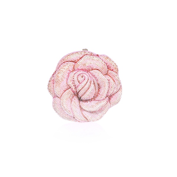 Judith Leiber Rose English - Judith Leiber Crystal Clutch - Luxury Evening Bag - Shop at Luxury Shoes 