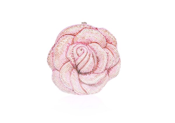 Judith Leiber Rose English - Judith Leiber Crystal Clutch - Luxury Evening Bag - Shop at Luxury Shoes 