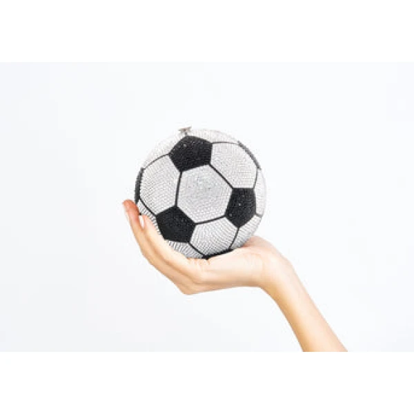 Judith Leiber Soccer Ball Purse - Judith Leiber Crystal Clutch - Luxury Evening Bag - Shop at Luxury Shoes 