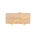 Judith Leiber Spiral Snake Cylinder Prosecco - Judith Leiber Crystal Clutch - Luxury Evening Bag - Shop at Luxury Shoes 
