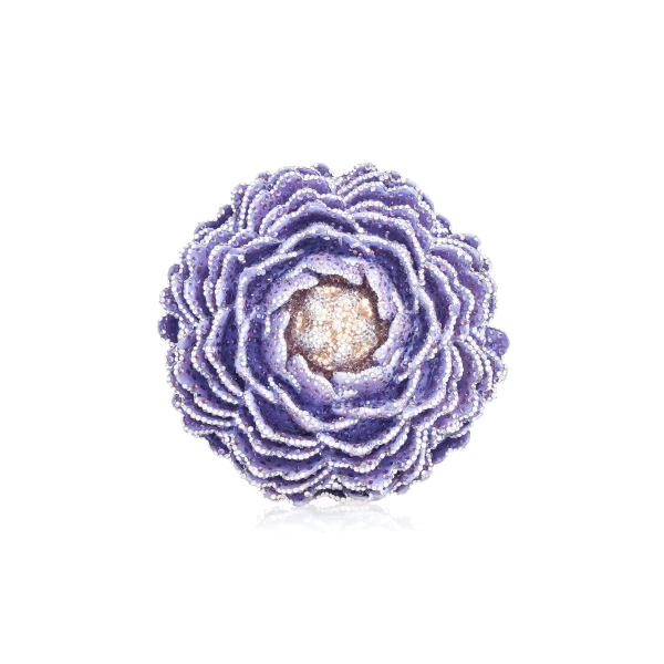 Judith Leiber Splendid Peony - Judith Leiber Crystal Clutch - Luxury Evening Bag - Shop at Luxury Shoes 