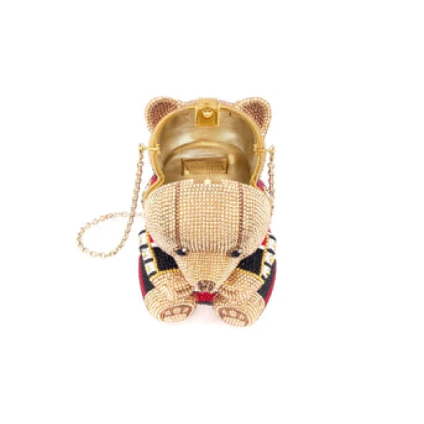 Judith Leiber Teddy Bear Albert - Judith Leiber Crystal Clutch - Luxury Evening Bag - Shop at Luxury Shoes 