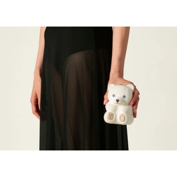 Judith Leiber Teddy Bear Alys - Judith Leiber Crystal Clutch - Luxury Evening Bag - Shop at Luxury Shoes 