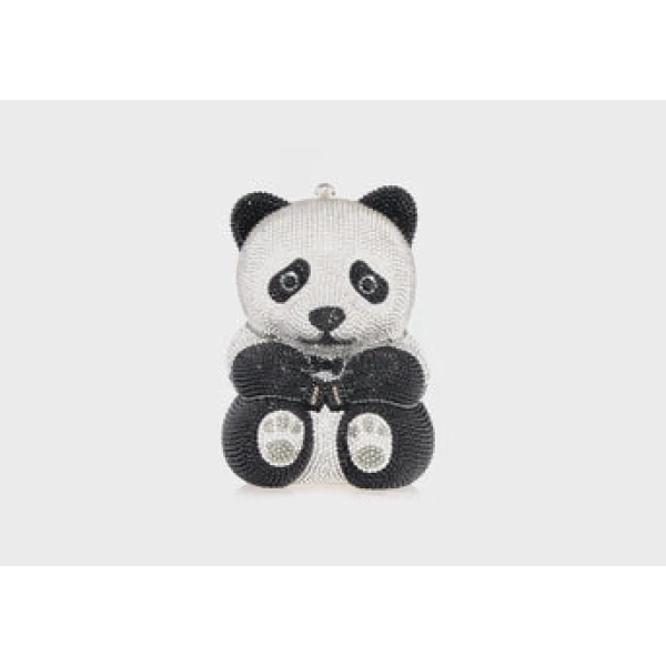 Judith Leiber Teddy Bear Ling - Judith Leiber Crystal Clutch - Luxury Evening Bag - Shop at Luxury Shoes 