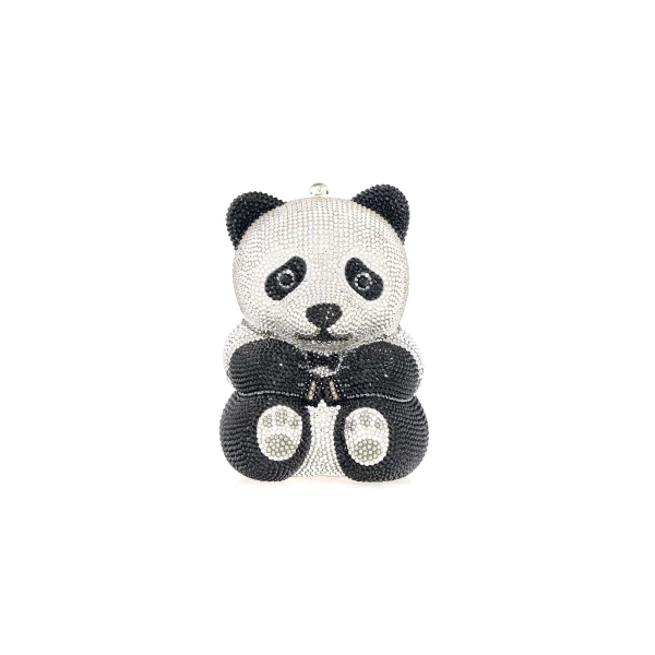 Judith Leiber Teddy Bear Ling - Judith Leiber Crystal Clutch - Luxury Evening Bag - Shop at Luxury Shoes 