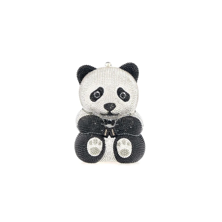 Judith Leiber Teddy Bear Ling - Judith Leiber Crystal Clutch - Luxury Evening Bag - Shop at Luxury Shoes 
