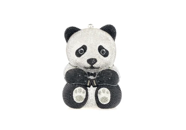 Judith Leiber Teddy Bear Ling - Judith Leiber Crystal Clutch - Luxury Evening Bag - Shop at Luxury Shoes 