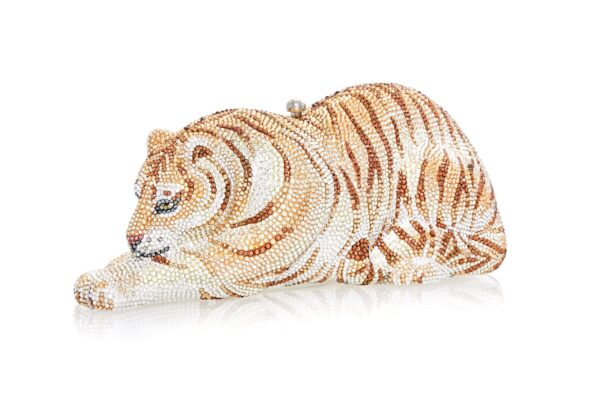 Judith Leiber Wildcat Golden Cub - Judith Leiber Crystal Clutch - Luxury Evening Bag - Shop at Luxury Shoes 