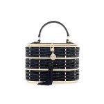 Judith Leiber Willow Crystal Woven Top Handle Black - Judith Leiber Crystal Clutch - Luxury Evening Bag - Shop at Luxury Shoes 