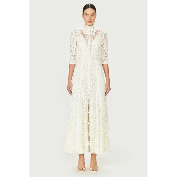 Costarellos Dresses - Romantic Greek Lace - Shop at Luxury Shoes 