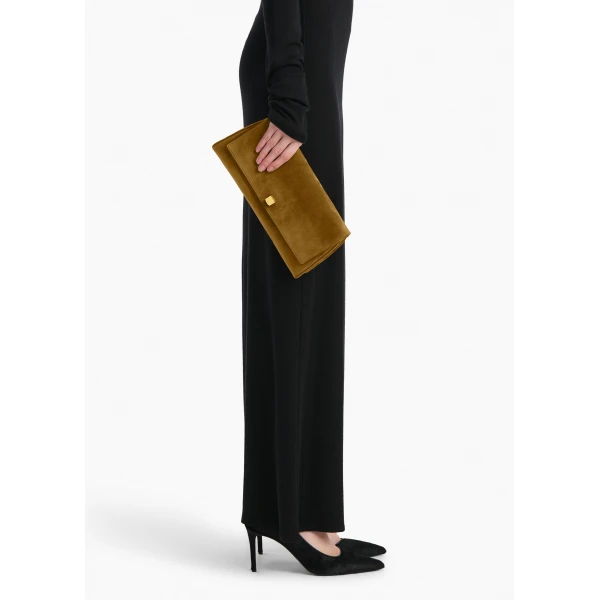 Khaite Audrey Clutch - Khaite Clutch Bags - The Lotus Tote Bag - Shop at Luxury Shoes 