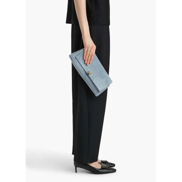 Khaite Audrey Clutch - Khaite Clutch Bags - The Lotus Tote Bag - Shop at Luxury Shoes 
