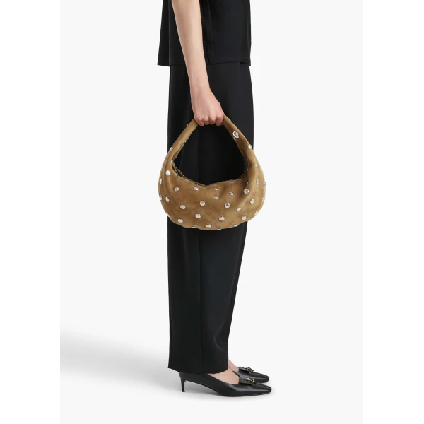 Khaite Medium Olivia Hobo - Khaite Totes & Top-Handle Bags - The Lotus Tote Bag - Shop at Luxury Shoes 