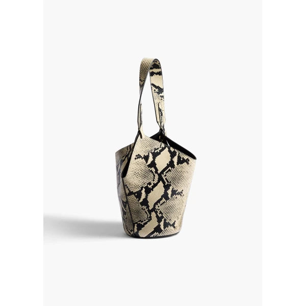 Khaite Mini Lotus Tote - Khaite Totes & Top-Handle Bags - The Lotus Tote Bag - Shop at Luxury Shoes 