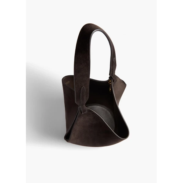 Khaite Mini Lotus Tote - Khaite Totes & Top-Handle Bags - The Lotus Tote Bag - Shop at Luxury Shoes 