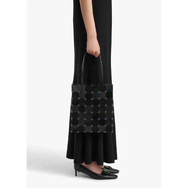 Khaite Small Emma Tote - Khaite Totes & Top-Handle Bags - The Lotus Tote Bag - Shop at Luxury Shoes 