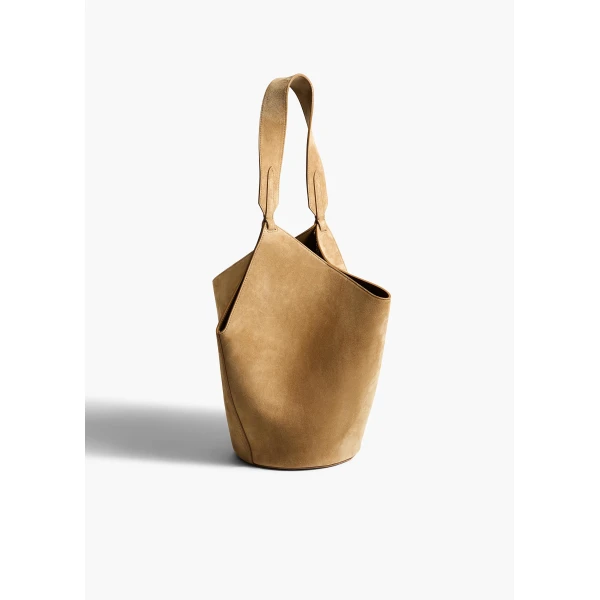 Khaite Small Lotus Tote - Khaite Totes & Top-Handle Bags - The Lotus Tote Bag - Shop at Luxury Shoes 