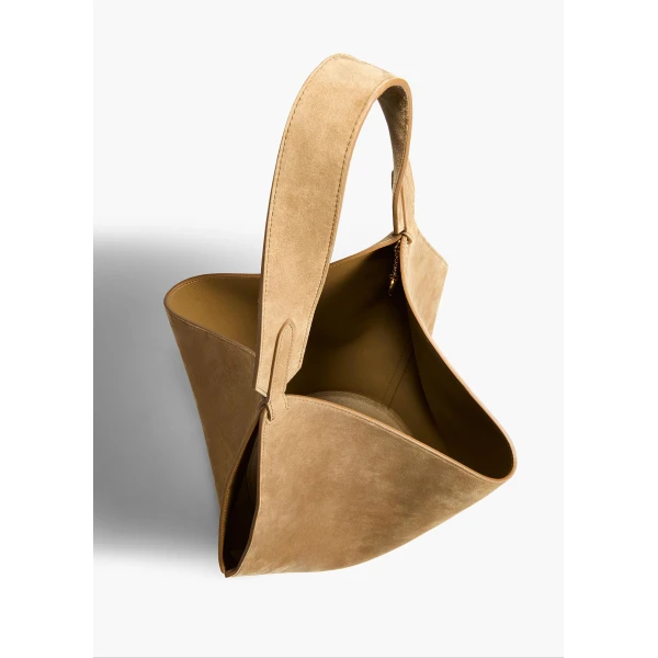 Khaite Small Lotus Tote - Khaite Totes & Top-Handle Bags - The Lotus Tote Bag - Shop at Luxury Shoes 