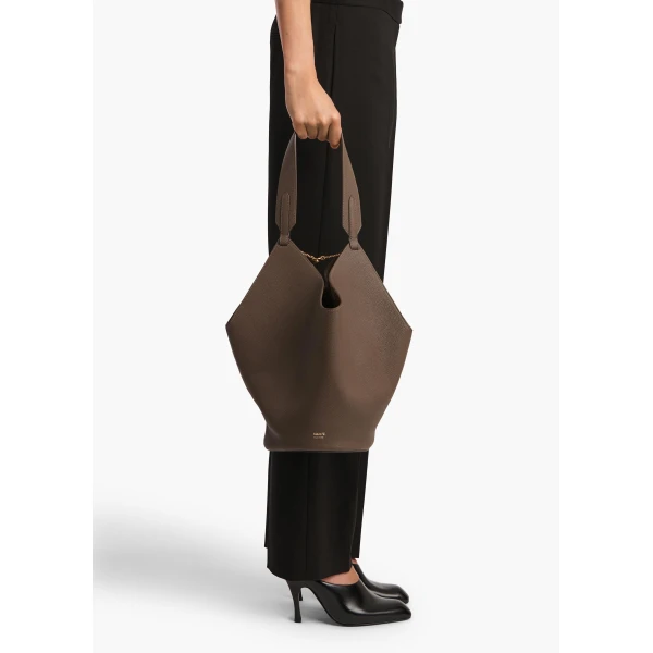 Khaite Small Lotus Tote - Khaite Totes & Top-Handle Bags - The Lotus Tote Bag - Shop at Luxury Shoes 