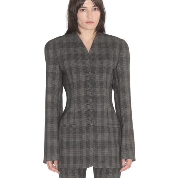 knwls Jett Tailored Jacket Glen Check, view 2