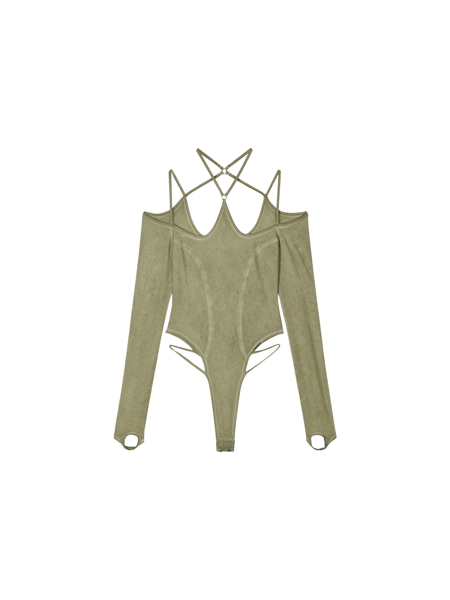knwls M60 X Knwls Halter Leotard Top