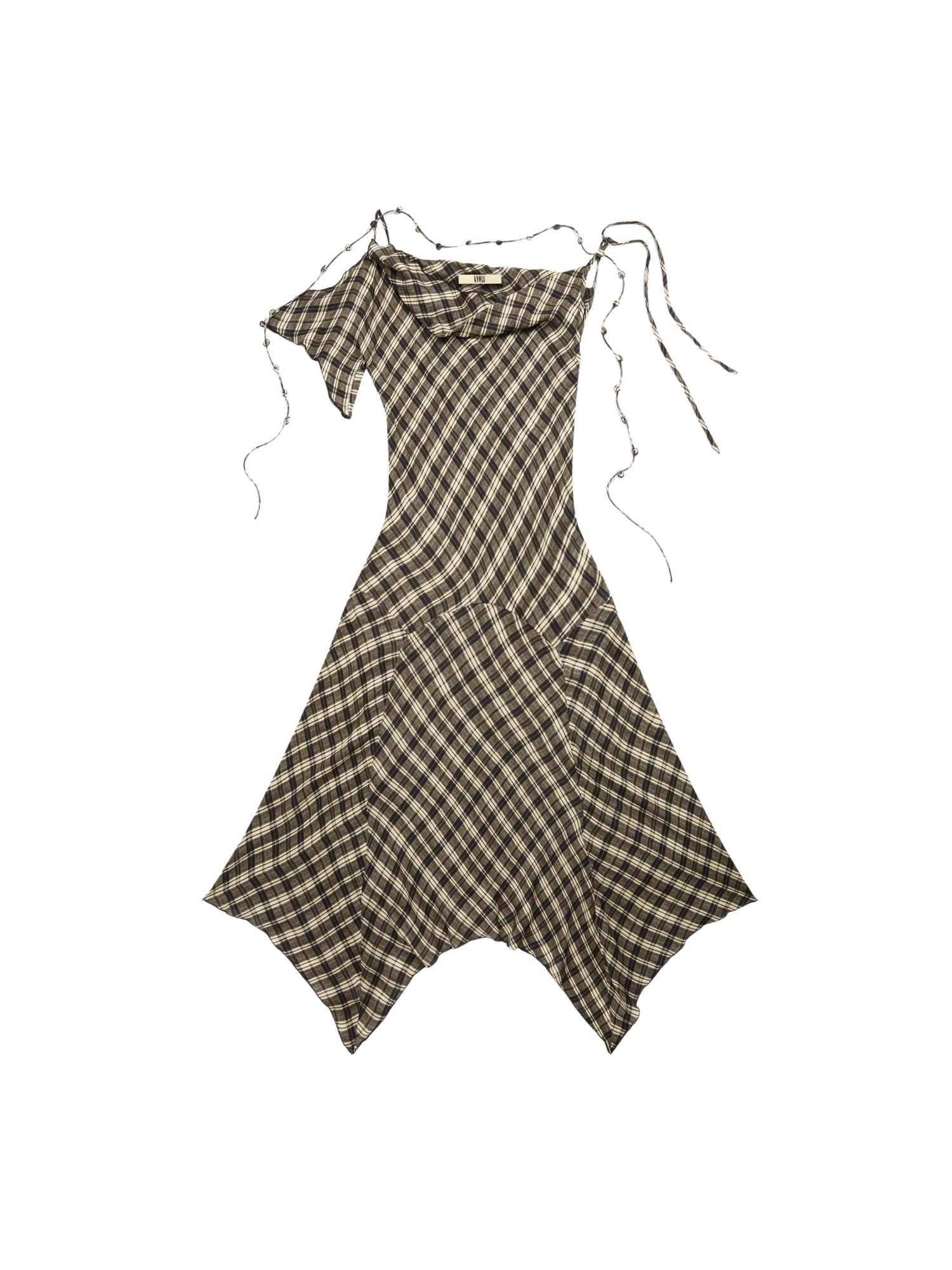 knwls Tess Dress Combi Check