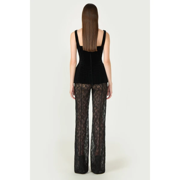 Costarellos Pants - Romantic Greek Lace - Shop at Luxury Shoes 