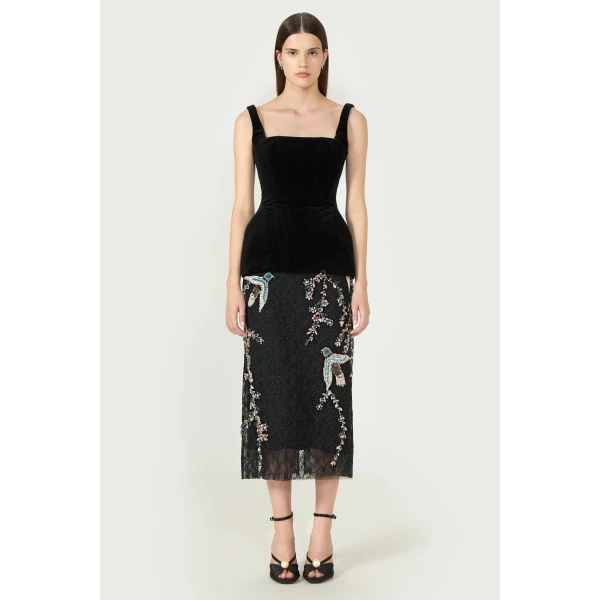 Costarellos Tops - Romantic Greek Lace - Shop at Luxury Shoes 
