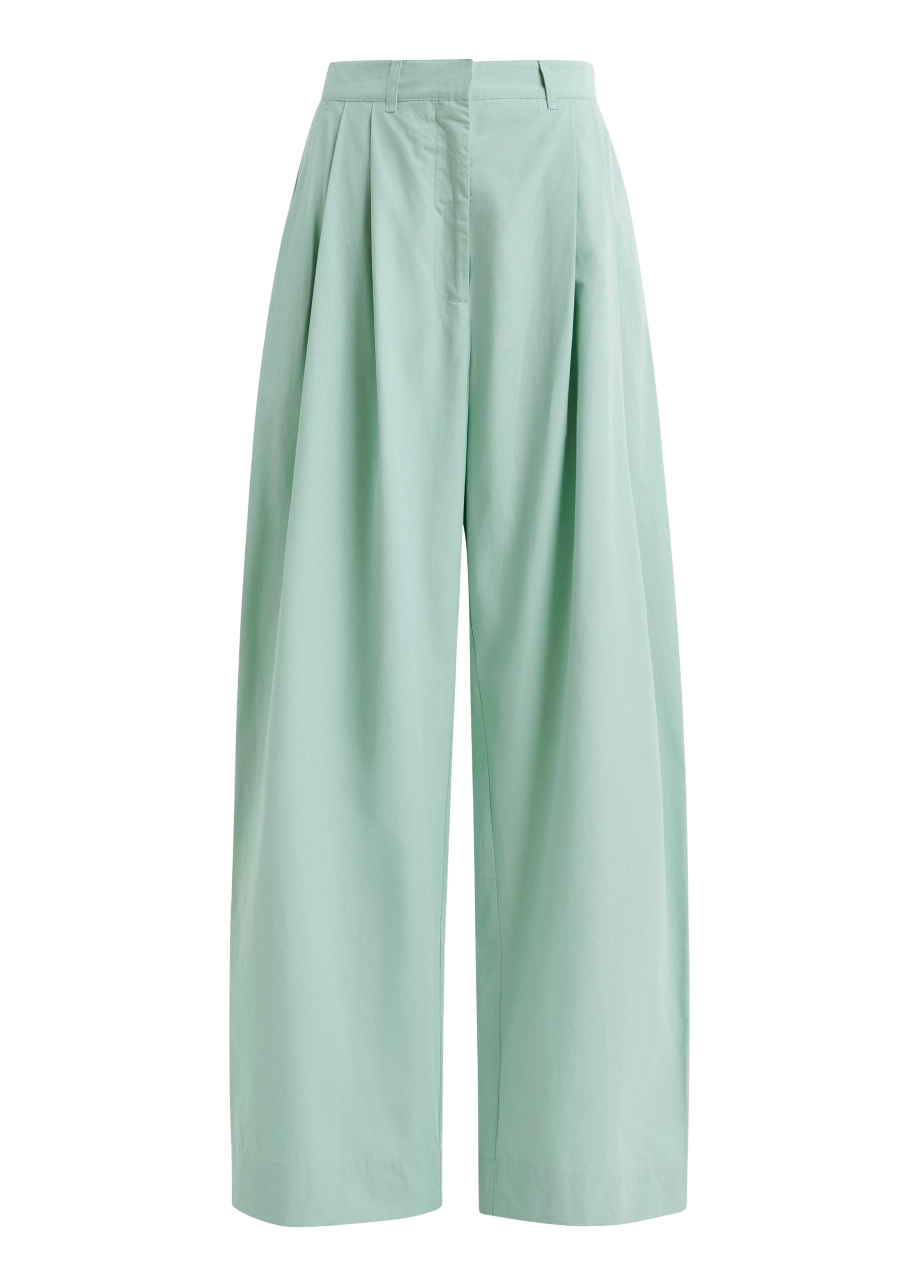 Essentiel Antwerp Light blue cotton wide-leg pants - Essentiel Antwerp Pants - Colorful Belgian Design - Shop at Luxury Shoes 