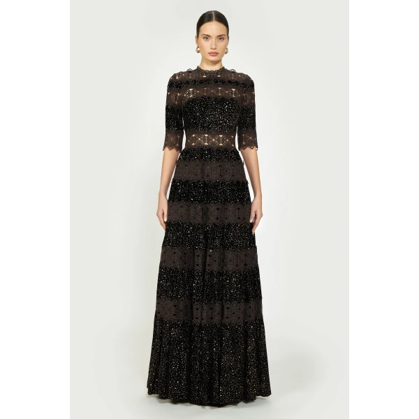 Costarellos Dresses - Romantic Greek Lace - Shop at Luxury Shoes 