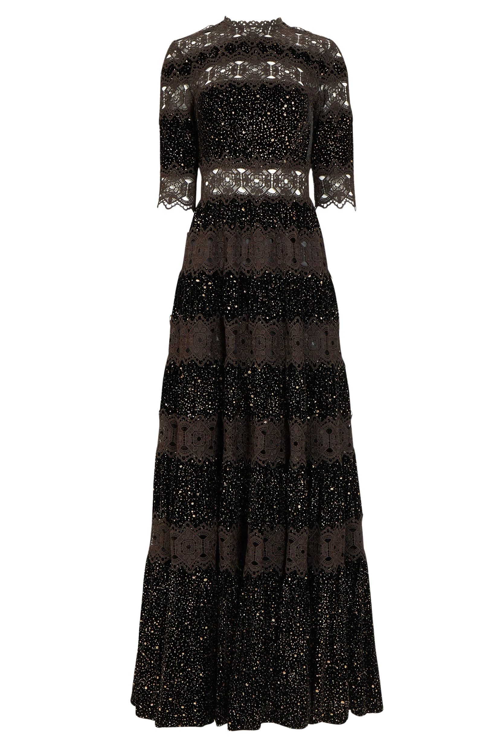 Lissie-Silk-Velvet-Gown-Costarellos-Dresses63593_nobg Costarellos Dresses - Romantic Greek Lace - Shop at Luxury Shoes