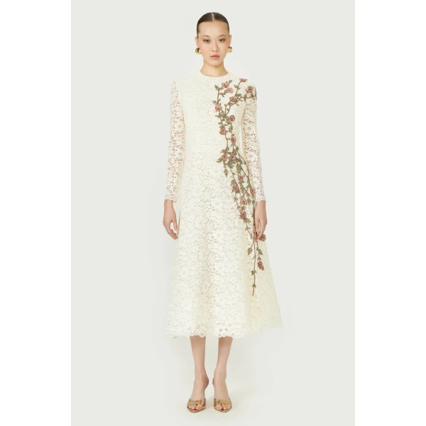 Costarellos Dresses - Romantic Greek Lace - Shop at Luxury Shoes 