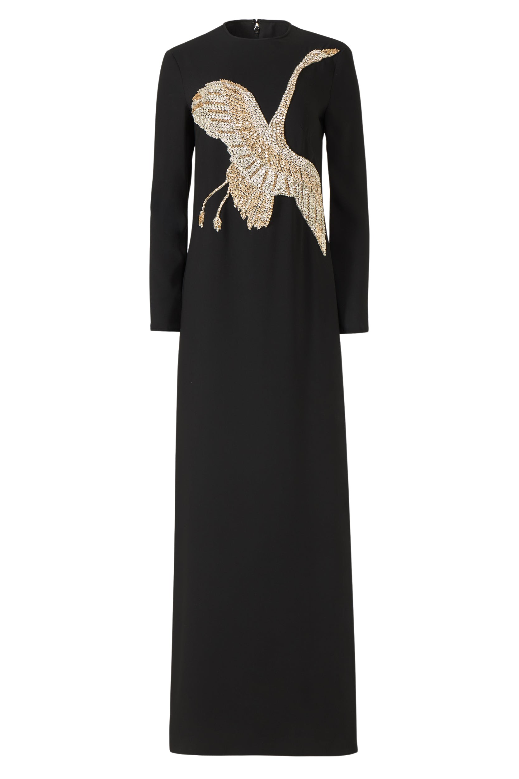 Costarellos Nadine Crepe Column Gown