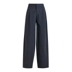 Essentiel Antwerp Navy tapered-leg pants - Essentiel Antwerp Pants - Colorful Belgian Design - Shop at Luxury Shoes 
