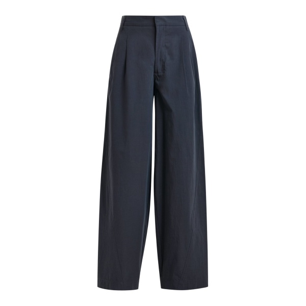 Essentiel Antwerp Navy tapered-leg pants - Essentiel Antwerp Pants - Colorful Belgian Design - Shop at Luxury Shoes 