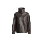 Nour Hammour Jackets Color | Anorak Light Leather Windbreaker Jacket luxury leather Jackets from Luxury Shoes 