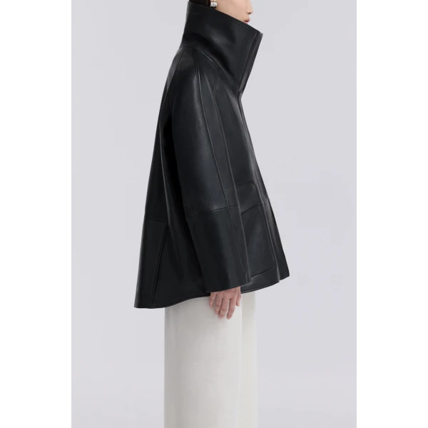 Nour Hammour Jackets Color | Ansel Opulent Leather Jacket luxury leather Jackets from Luxury Shoes 