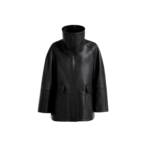 Nour Hammour Jackets Color | Ansel Opulent Leather Jacket luxury leather Jackets from Luxury Shoes 