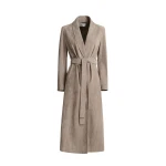 Nour Hammour Coats Color | Gallery Refined Suede Coat luxury leather Coats from Luxury Shoes 