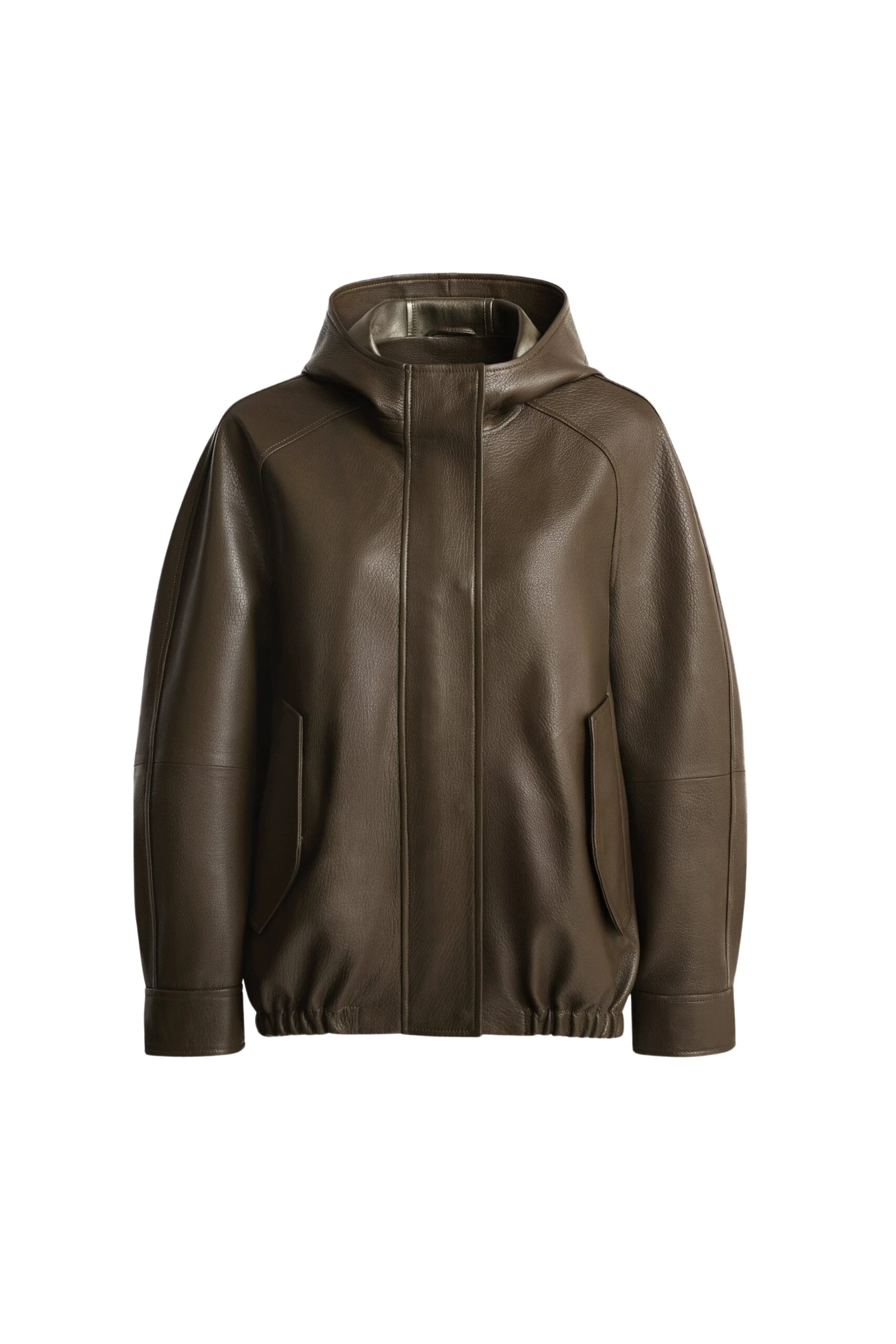 Nour-Hammour-Hood-Slouchy-Leather-Bomber-scaled57316_nobg Nour Hammour Jackets Color | Hood Slouchy Leather Bomber luxury leather Jackets from Luxury Shoes