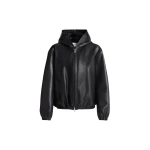 Nour-Hammour-Leo-Supple-Leather-Hoodie-scaled61584_nobg Nour Hammour Hoodies Color | Leo Supple Leather Hoodie luxury leather Hoodies from Luxury Shoes