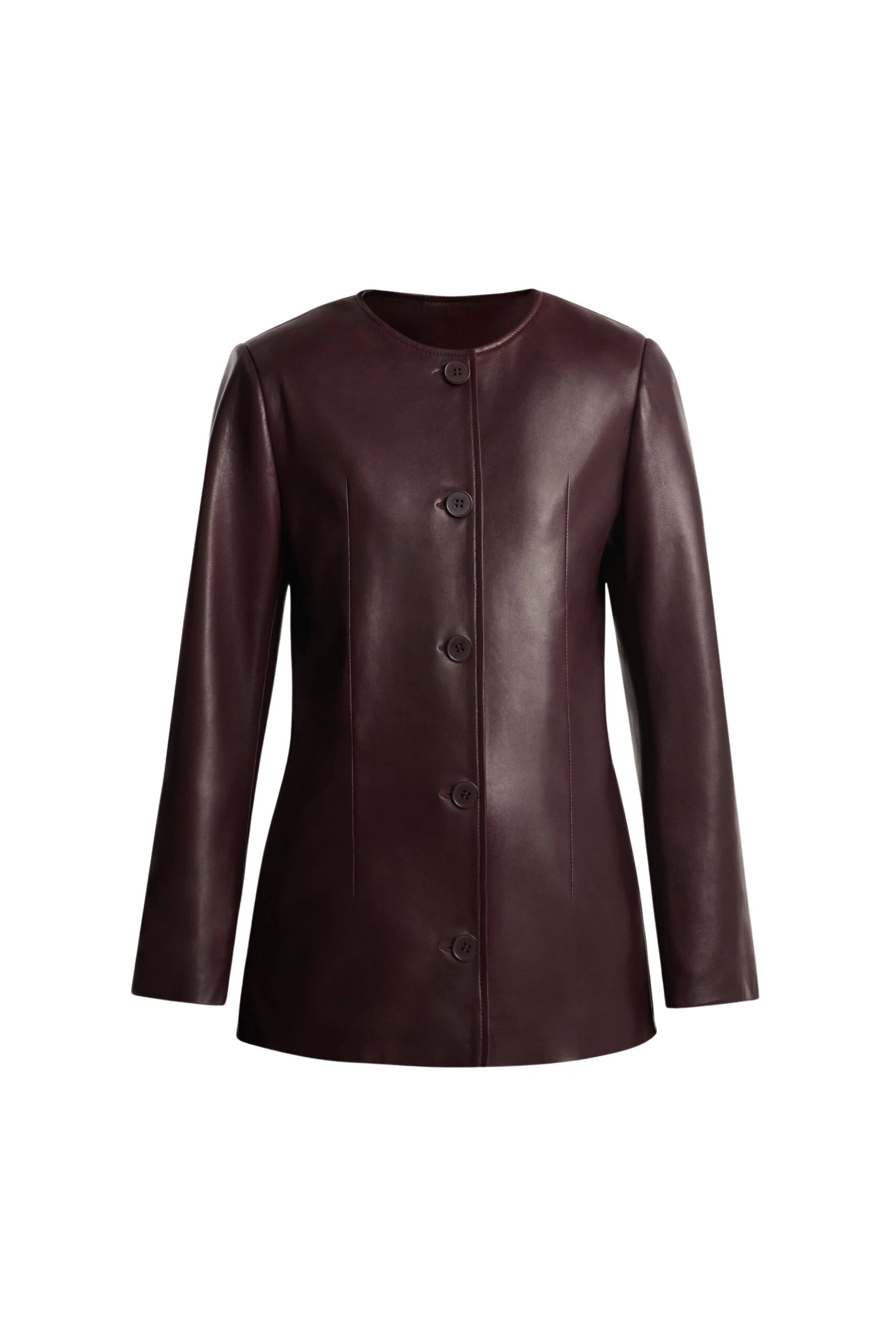 Nour-Hammour-Maud-Chic-Leather-Blazer-scaled79086_nobg Nour Hammour Jackets Color | Maud Chic Leather Blazer luxury leather Jackets from Luxury Shoes