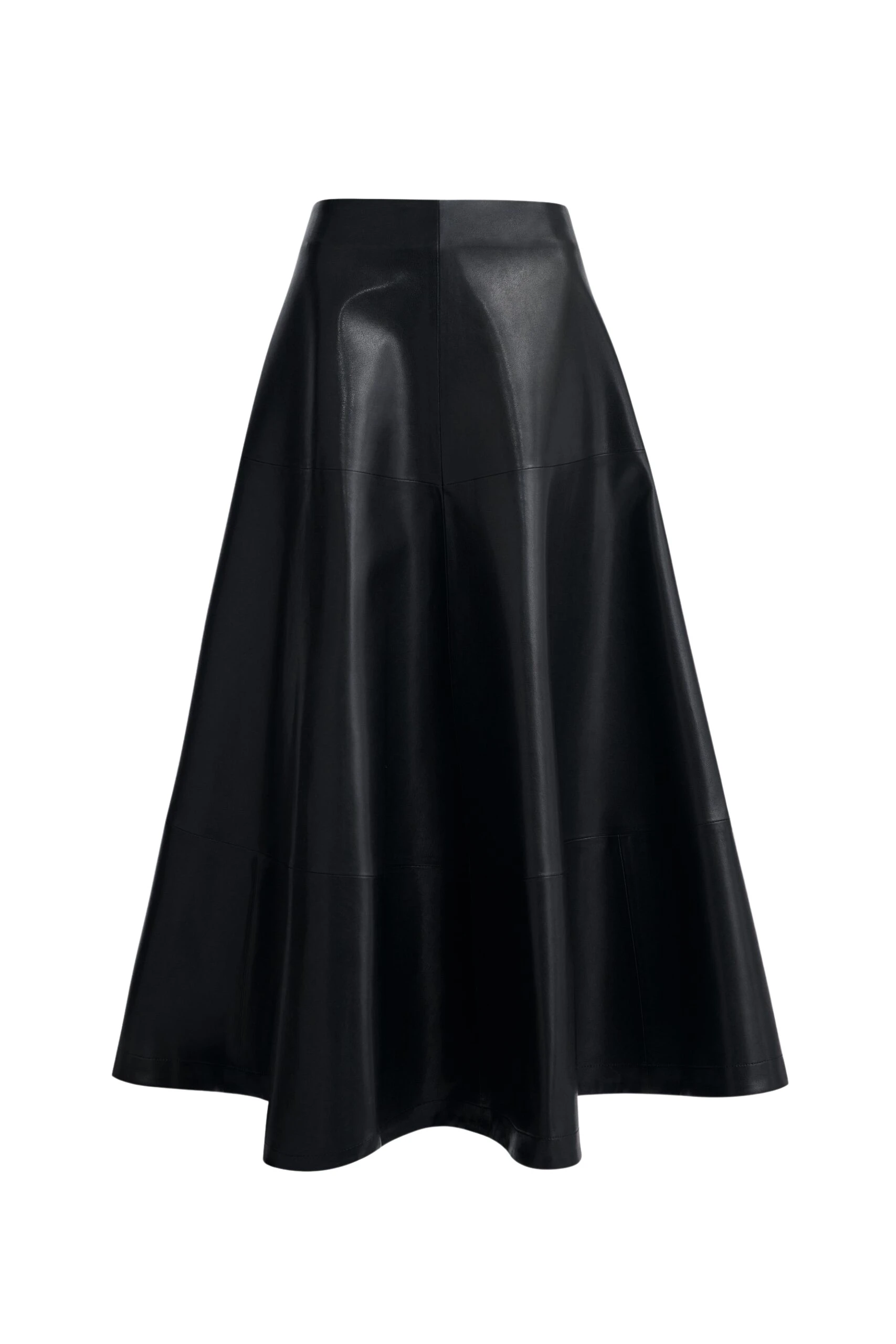 Nour-Hammour-Opera-Sweeping-Leather-Skirt-scaled83081_nobg Nour Hammour Skirts Color | Opera Sweeping Leather Skirt luxury leather Skirts from Luxury Shoes