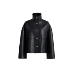 Nour Hammour Jackets Color | Park Soft Leather Jacket luxury leather Jackets from Luxury Shoes 
