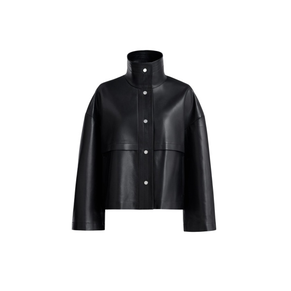 Nour Hammour Jackets Color | Park Soft Leather Jacket luxury leather Jackets from Luxury Shoes 