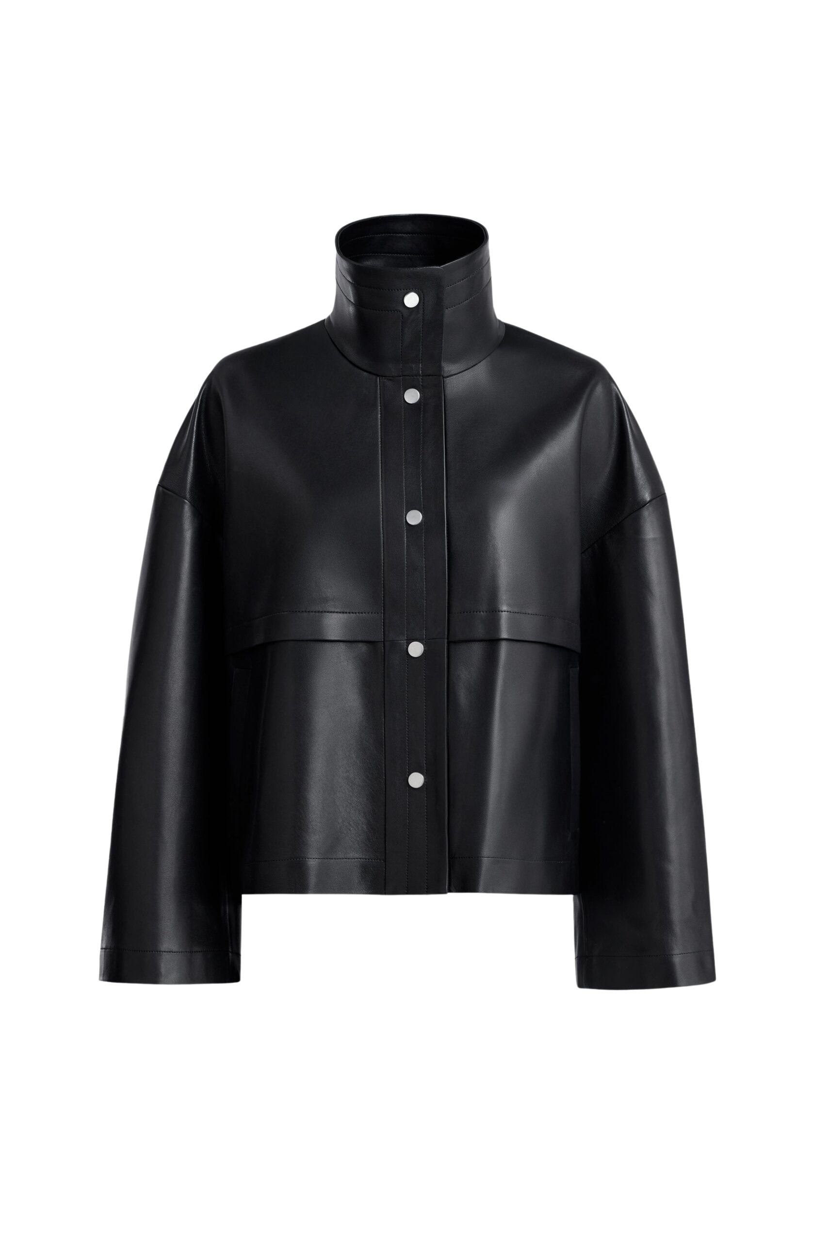 Nour Hammour Jackets Color | Park Soft Leather Jacket luxury leather Jackets from Luxury Shoes 