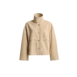 Nour Hammour Jackets Color | Park Soft Suede Jacket luxury leather Jackets from Luxury Shoes 