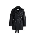 Nour-Hammour-Quinn-Sublime-Leather-Trench-scaled31575_nobg Nour Hammour Coats Color | Quinn Sublime Leather Trench luxury leather Coats from Luxury Shoes