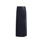 Nour Hammour Skirts Color | Wrap Soft Leather Skirt luxury leather Skirts from Luxury Shoes 