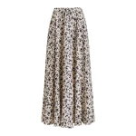 Essentiel Antwerp Off-white and black floral maxi skirt - Essentiel Antwerp Skirts - Colorful Belgian Design - Shop at Luxury Shoes 